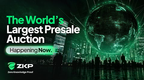 ZKP Presale Auction Caps Whales at $50K - Analysts Model 200x to 10,000x ROI