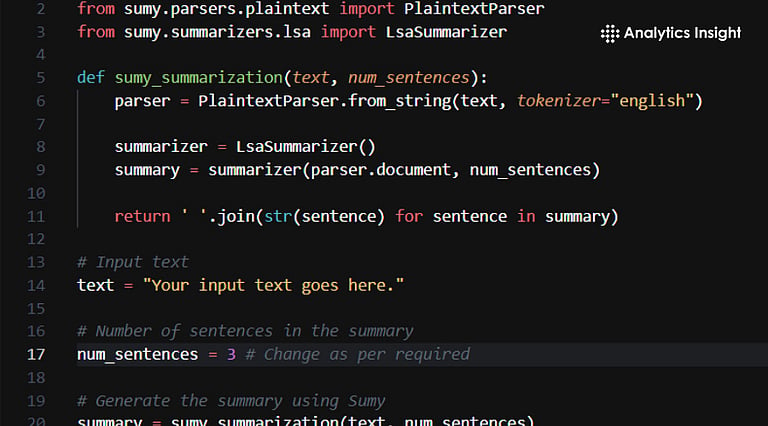 Learn Text Summarization Using Python NLP