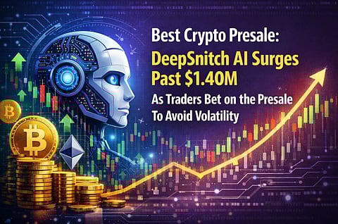 Best Crypto Presale: DeepSnitch AI Surges Past $1.40M As Traders Bet on the Presale To Circumvent Volatility, IPO and HYPER Raise Extra Funds