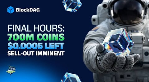 Top 10 Coins Face Heavy Selling as Whales Rush Into BlockDAG at $0.0005 Before Deadline