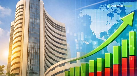 Stock Market Today: Sensex at 84,312, Nifty Near 25,964; Titan Hits 52-Week High After 61% Profit Jump