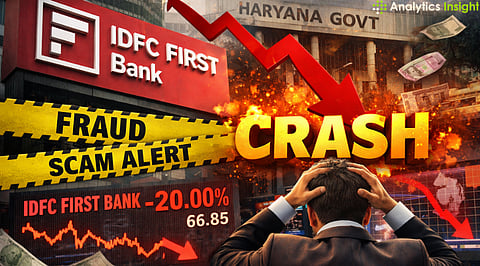 IDFC First Bank Crash: Rs. 590 Crore Fraud Triggers 20% Rout