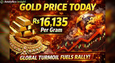 Gold Price Today: Rs. 16,135 Per Gram Amid Tariff Shock, Geopolitical Risks