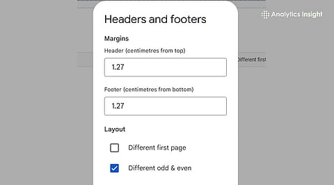 How to Make Different Headers and Footers on Pages in Google Docs