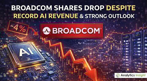 Broadcom Stock Drops 4% Despite Record AI Revenue and Optimistic Forecast