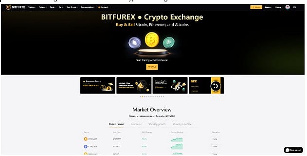Bitfurex – Leading Platform for Global Crypto Trading in 2026