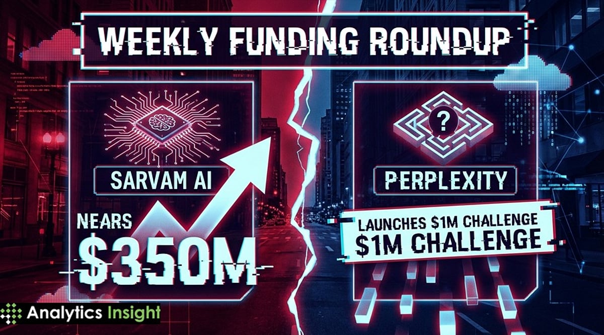 Weekly Funding Roundup: Sarvam AI Nears $350M, Perplexity Launches $1M Challenge