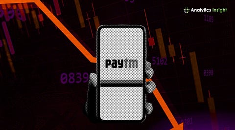 Paytm Shares Fall Nearly 8% After RBI Cancels PPBL License; Investor Sentiment Weakens 