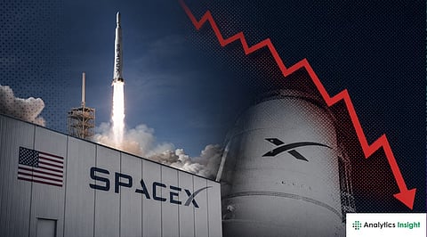SpaceX Shares Slide Again as Bond Sale and AI Spending Shake Investors