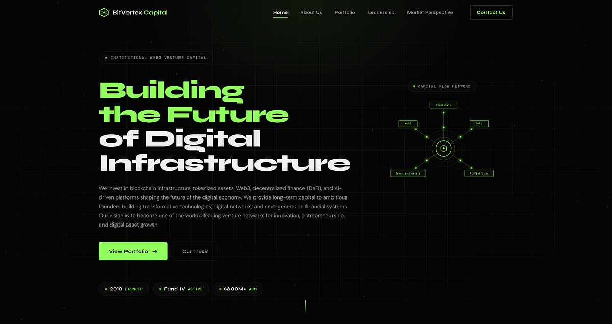BitVertex Capital Opens New 2026 Investment Phase Focused on Web3 and Blockchain