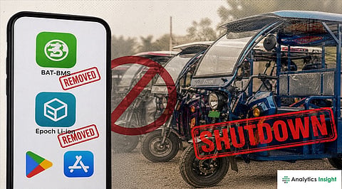 Government Removes BAT-BMS, Epoch Li-ion Apps Amid E-Rickshaw Bluetooth Security Concerns 