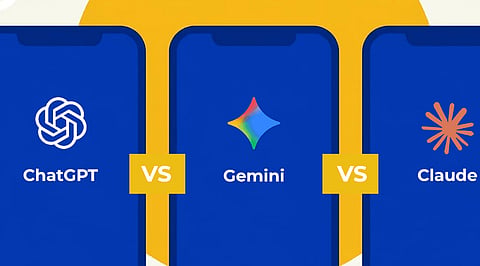 ChatGPT vs Gemini vs Claude