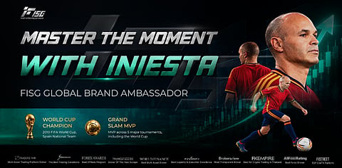 Global Broker FISG Appoints Football Legend Andrés Iniesta as Global Brand Experience Officer