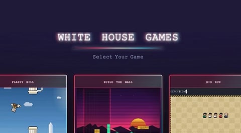 White House Arcade Goes Live with Games Based on Trump’s Policies
