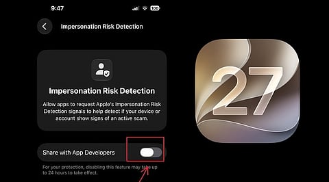 iOS 27 Update for iPhone Adds Impersonation Risk Detection Feature to Protect You Against Scams.