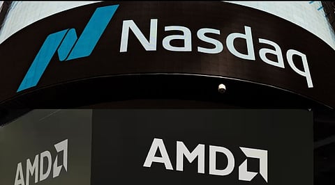 Nasdaq hits record high as AI stocks rally; AMD crosses $1 trillion valuation
