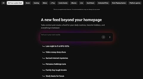 YouTube Custom Feeds Give Users More Control Over Video Recommendations