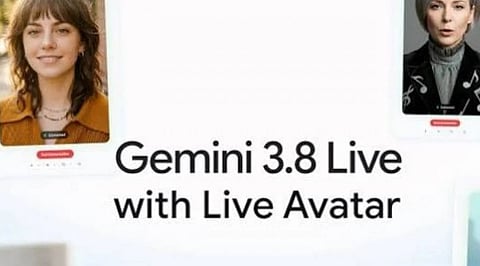 Google announces Gemini 3.8 Live with Live Avatar that can see, listen and speak_ Check details.