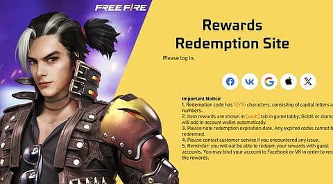 Free Fire MAX Redeem Codes October 3: Get Free In-Game Rewards