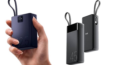 Boat launches Apex PB400, Apex PB400 Pro, Apex PB445 and Apex PB332 MagnaCharge powerbanks; price starts at Rs 1,999