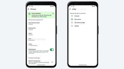 WhatsApp Privacy Settings