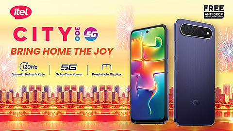 itel Launches City 300 5G, Bharat’s Next-Gen Smartphone with 120Hz Display and a Bloatware-Free Experience
