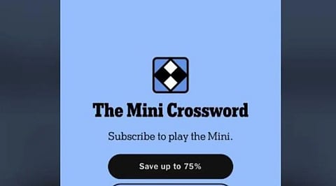 NYT Mini Crosswords 2