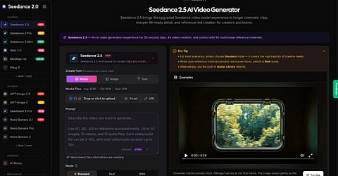 AI Video Ads Seedance 2.5 