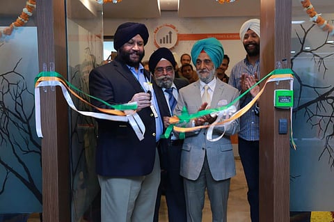 Mr. Jaswinder Chadha. Co-Founder and CEO, Axtria inaugurating the delivery centre 