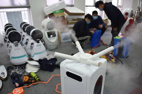 How Robots Can Help in Battling the Current Pandemic Situation