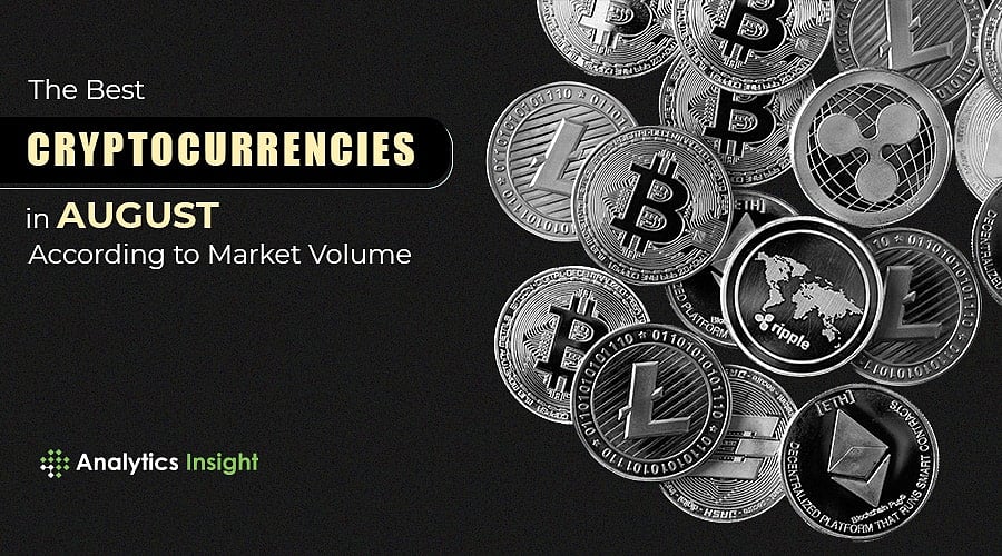 The Best Cryptocurrencies in August According to Market Volume