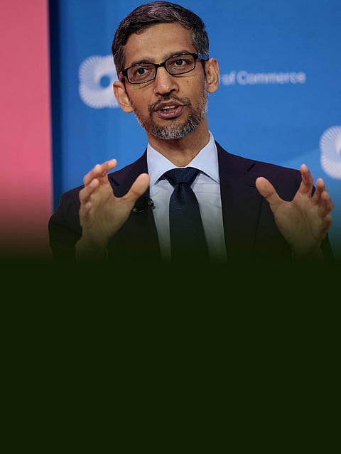 Sundar Pichai on the AI race, how Bard will improve, and more.
