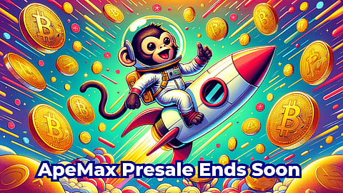 Presale of Hot Meme Coin ApeMax Ends Soon: Less Than 22 Days Left To Grab Your ApeMax Tokens!