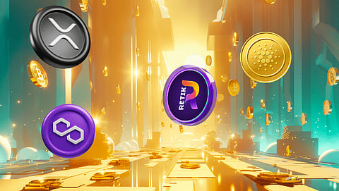 Three Low-Risk Tokens Under $2 That Are a Smarter Buy Than Cardano (ADA): Retik Finance (RETIK), Polygon (MATIC), and Ripple (XRP)
