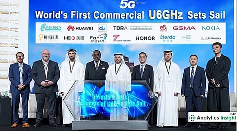 World’s First Commercial U6GHz Network Launched for 6G and AI Applications