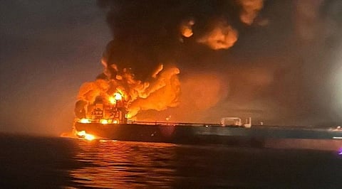 Tanker Reports Blast Near Oman’s Coast  