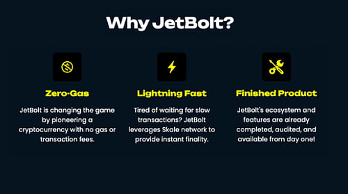 Jetbolt Token JetBolt: The New Crypto Superstar taking on the Altcoin market