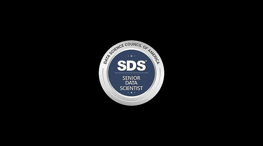 SDS (Senior Data Scientist) DASCA (Data Science Council of America)