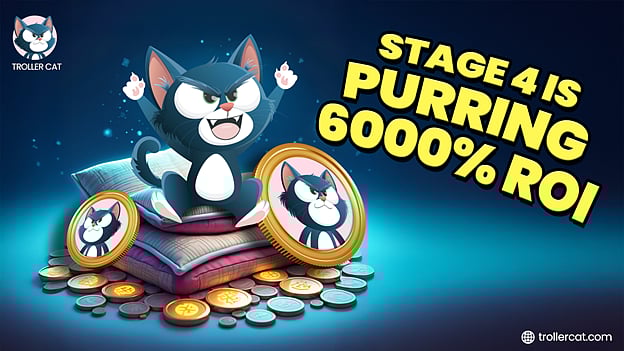 Stage 4 Ends Soon—Troller Cat Tops Best Crypto For Beginners as Trump and  FLOKI Plunge