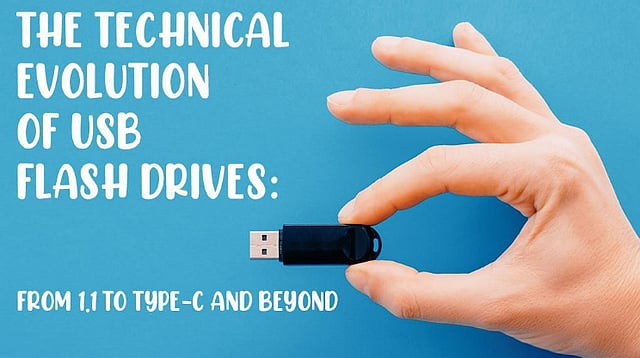 First Flash Disk The Technical Evolution of USB Flash Drives: From 1.1 to Type-C and Beyond