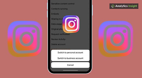 View of How to Switch Between Personal, Creator, and Business Instagram Accounts