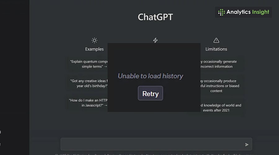 Tips to Fix ‘ChatGPT History Not Loading’ Error