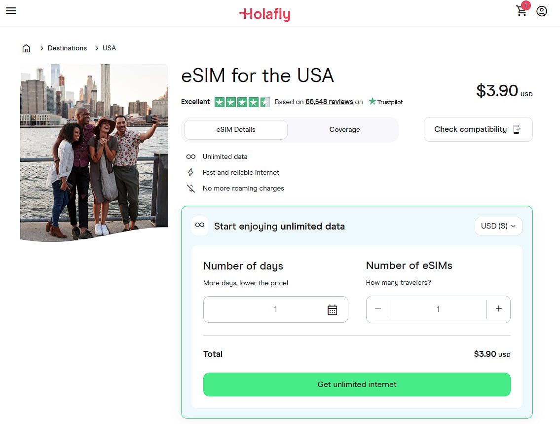 Holafly USA eSIM