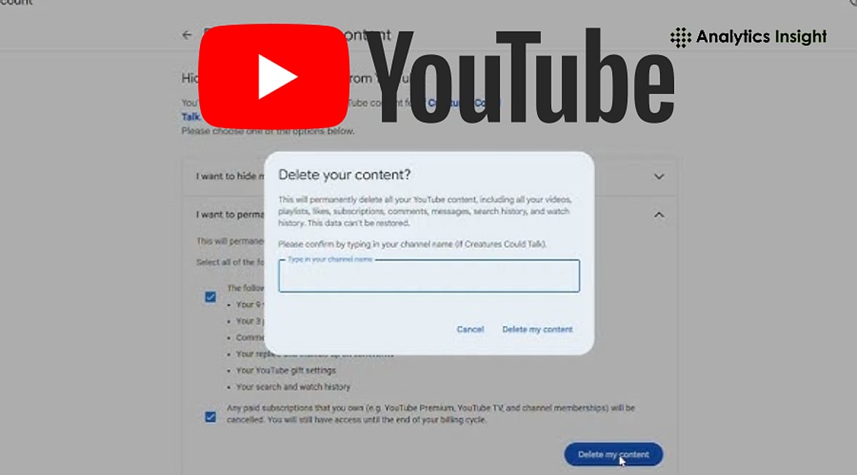 How to Permanently Delete Your YouTube Account and Data