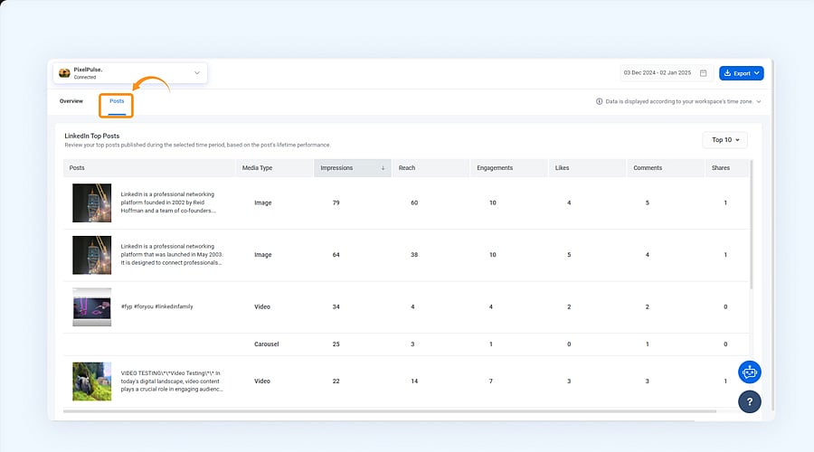How to Export LinkedIn Analytics Data to Excel