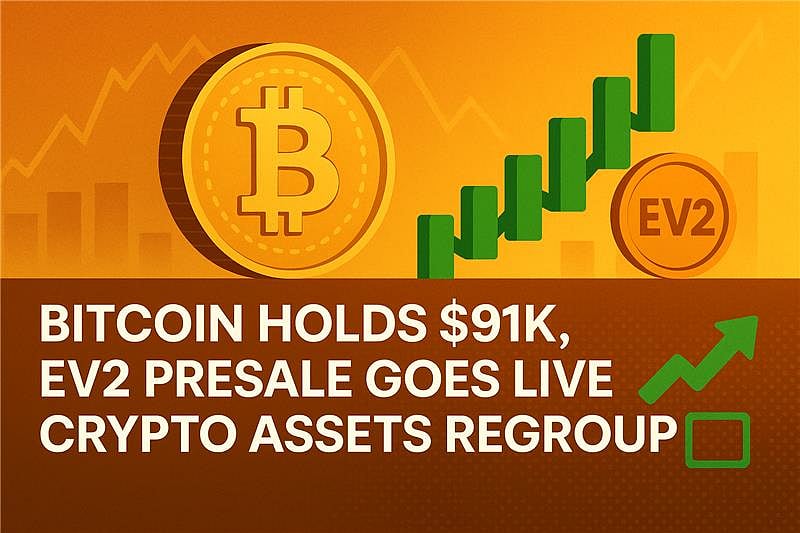 Bitcoin Price Update: BTC Holds $91K, EV2 Presale Goes Live, Crypto Assets  Regroup
