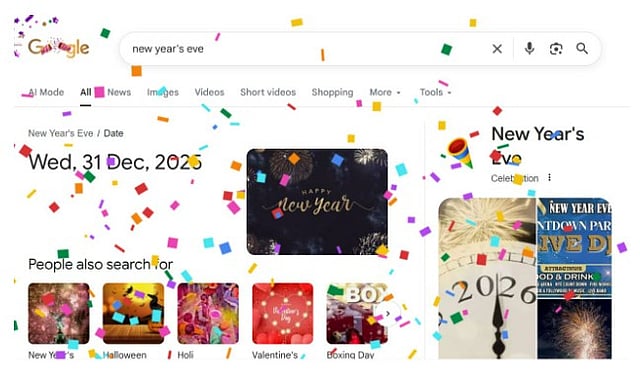 Google Welcomes New Year 2026 With Festive Animated Doodle