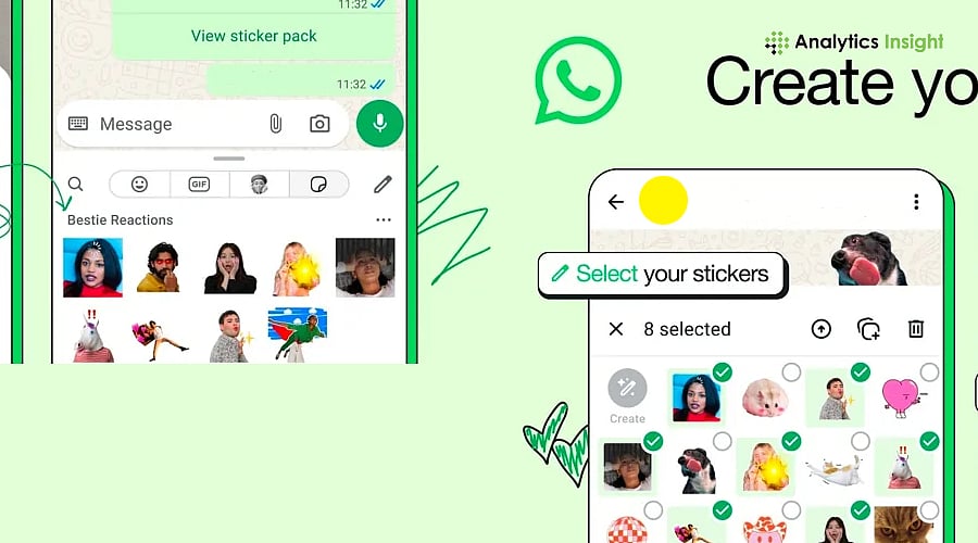 Create New Year 2026 Stickers on WhatsApp