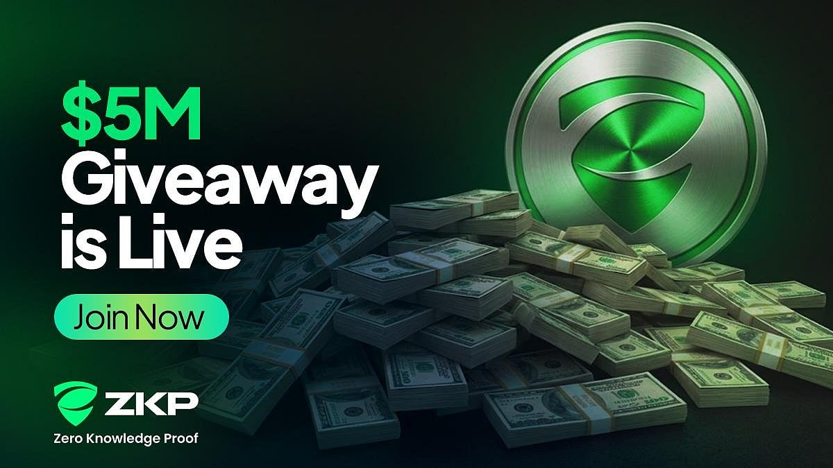 ETH and XRP Hesitate, But ZKP Makes Its Move With a $5M Giveaway for 10  Winners