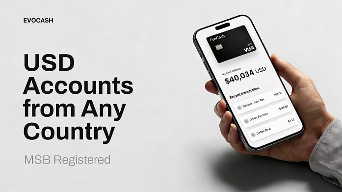 EvoCash Launches USD-Denominated Accounts with Real-Time Crypto-to-Fiat Conversion